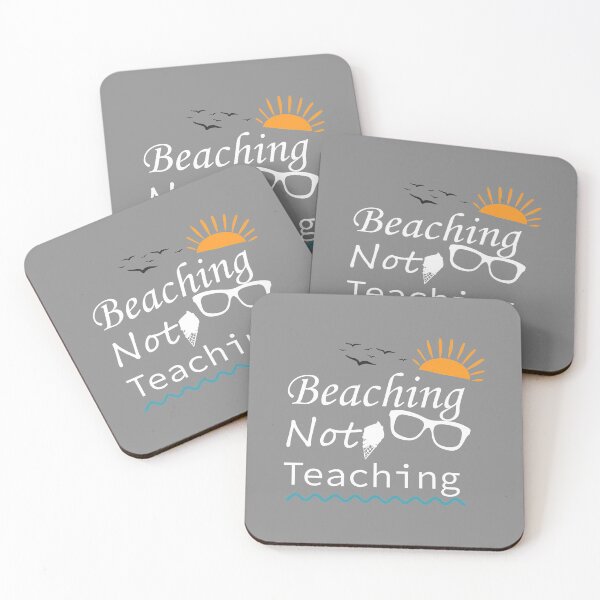 Item preview, Teacher Gifts, Beaching Not Teaching, Retirement, Retired Teacher, Summer Time Teacher, Schools Out, Summer Teacher designed and sold by adjamine.