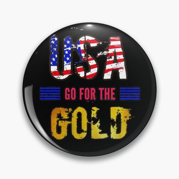 Artikelvorschau, USA - geh nach dem Gold entworfen und verkauft von AW2 Designs.