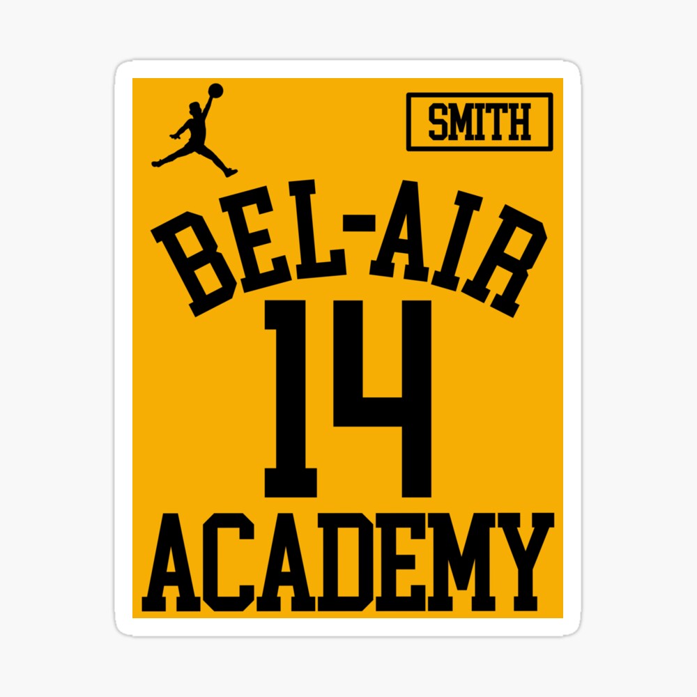 Fresh Prince Will Smith Bel-Air Academy Baseball Jersey