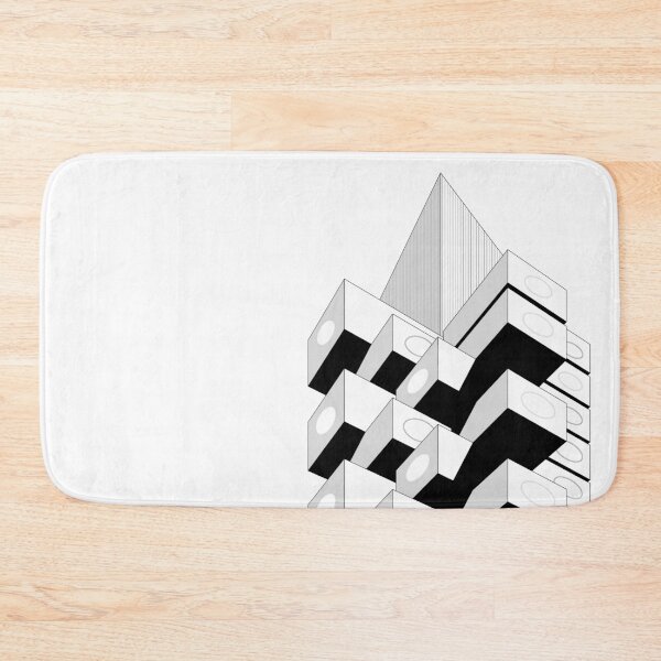 Item preview, Nakagin Capsule Tower, Japanese Art, Cityscape, Poster, Artwork, Architecture Print, Wall Art, Home Decor, Wall Print, Brutalist Print designed and sold by sketchingarchi.