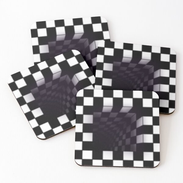 Item preview, 3D Black and White Abyss designed and sold by AbicArtsStudio.