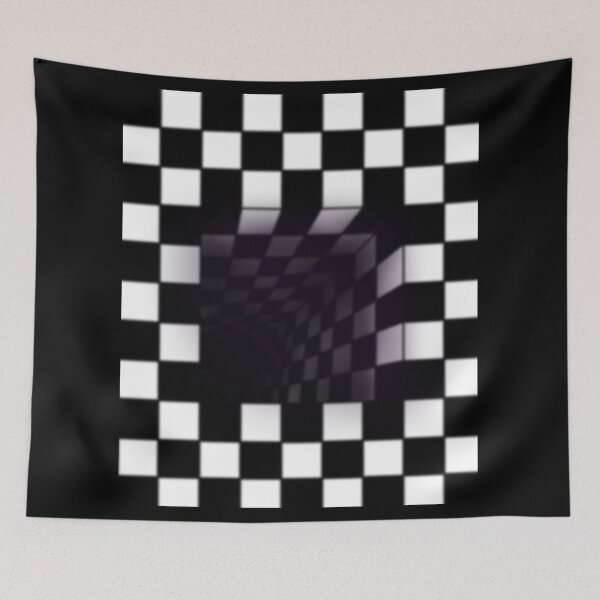 Item preview, 3D Black and White Abyss designed and sold by AbicArtsStudio.