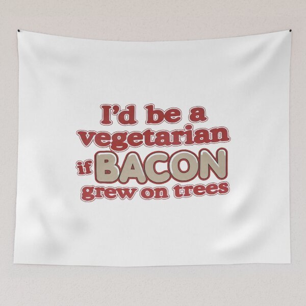Item preview, I'd be a vegetarian if Bacon grew on trees designed and sold by TekknoOutfits.