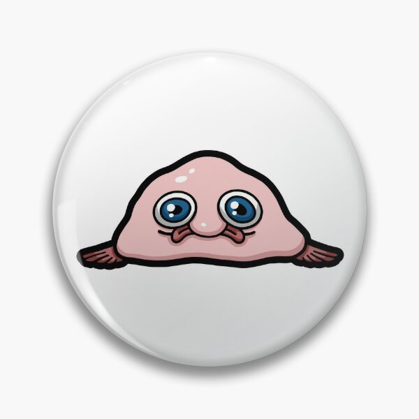 Happy Healthy Blobfish Enamel Pin!