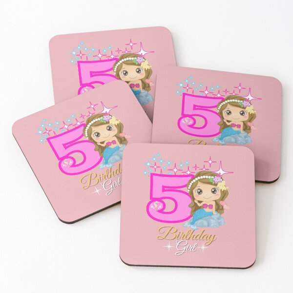 Item preview, 5th Birthday Girl Mermaid designed and sold by OMG Outfits .