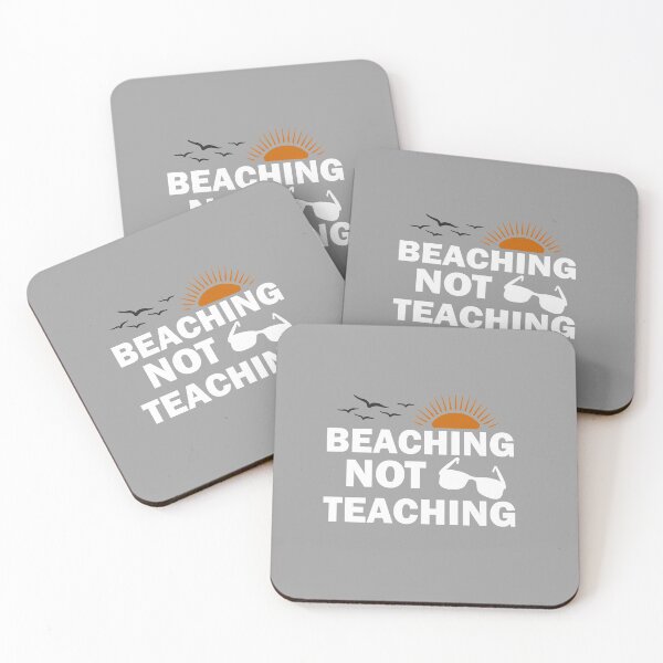 Item preview, Teacher Gifts, Beaching Not Teaching, Retirement, Retired Teacher, Summer Time Teacher, Schools Out, Summer Teacher designed and sold by adjamine.