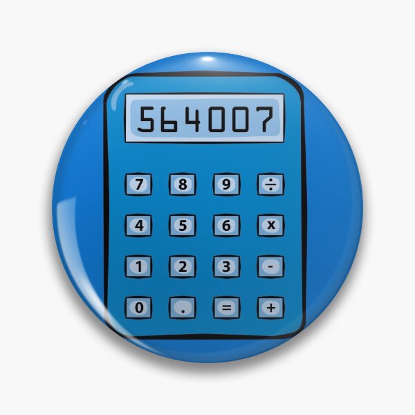 Item preview, Blue Calculator designed and sold by tryinart.