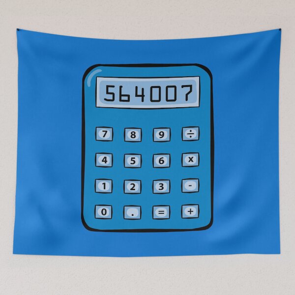 Item preview, Blue Calculator designed and sold by tryinart.