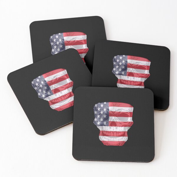 Item preview, Skull American Flag designed and sold by NewPrint.