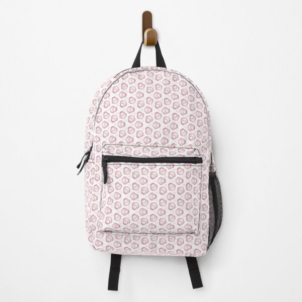 Item preview, Hand Painted Geometric Pink Pattern on White Background designed and sold by cozycaroline.