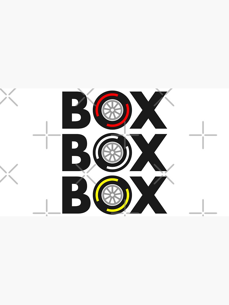 Box Box Box F1 Tyre Compound Design Sticker for Sale by David