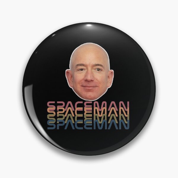 Item preview, Bezos the Spaceman designed and sold by keriscribbles.