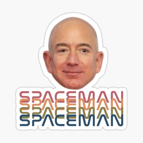 Item preview, Bezos the Spaceman designed and sold by keriscribbles.