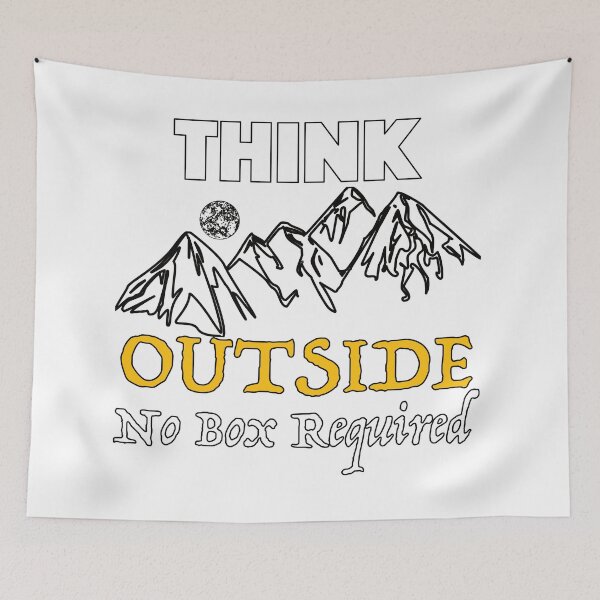 Item preview, Think Outside No Box Required for Adventurers designed and sold by BlessingDirect.