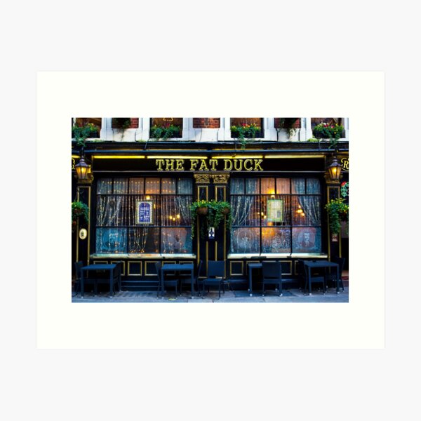 Fat Duck Pub  Art Print