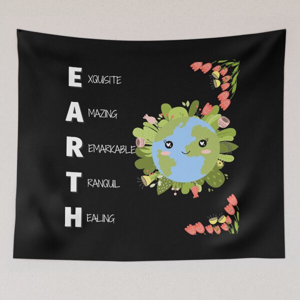 Item preview, MerchHaus - EARTH Acrostic Poem Design designed and sold by MerchHaus.