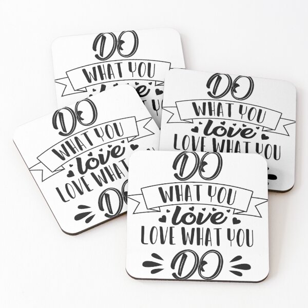 Item preview, Do what you love love what you do on white vector image designed and sold by GLORY-LIFE.