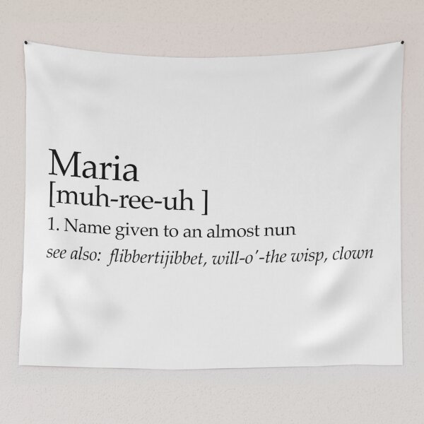 Item preview, Sound of Music Maria Dictionary Entry designed and sold by baranskini.