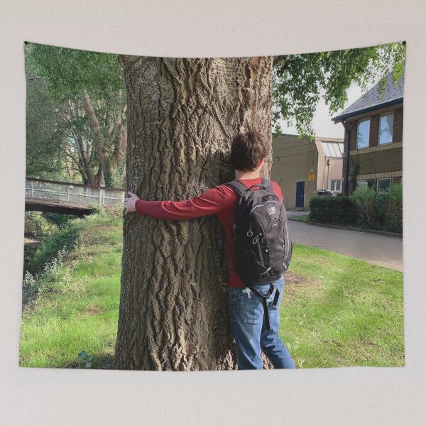 Item preview, Tubbo Hugs a Tree designed and sold by chaoticvibes.