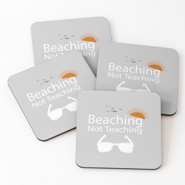 Item preview, Teacher Gifts, Beaching Not Teaching, Retirement, Retired Teacher, Summer Time Teacher, Schools Out, Summer Teacher designed and sold by adjamine.