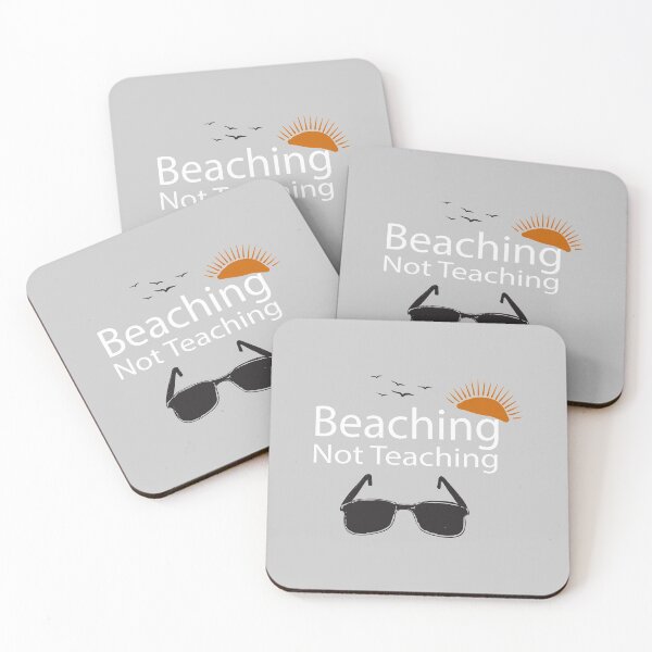 Item preview, Teacher Gifts, Beaching Not Teaching, Retirement, Retired Teacher, Summer Time Teacher, Schools Out, Summer Teacher designed and sold by adjamine.