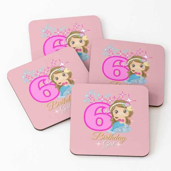 Item preview, 6th Birthday Girl Mermaid designed and sold by OMG Outfits .
