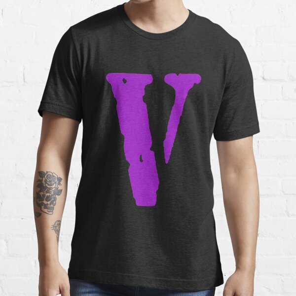 Black and purple outlet vlone shirt