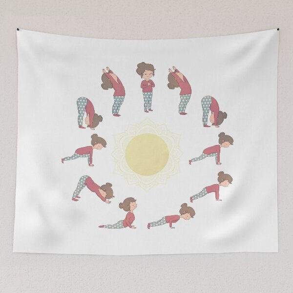 Item preview, Yoga Girl - Sun Salutation designed and sold by Rita Cuppari.
