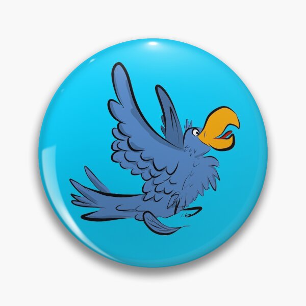 Item preview, Happy Blue Parrot designed and sold by rokodeal.