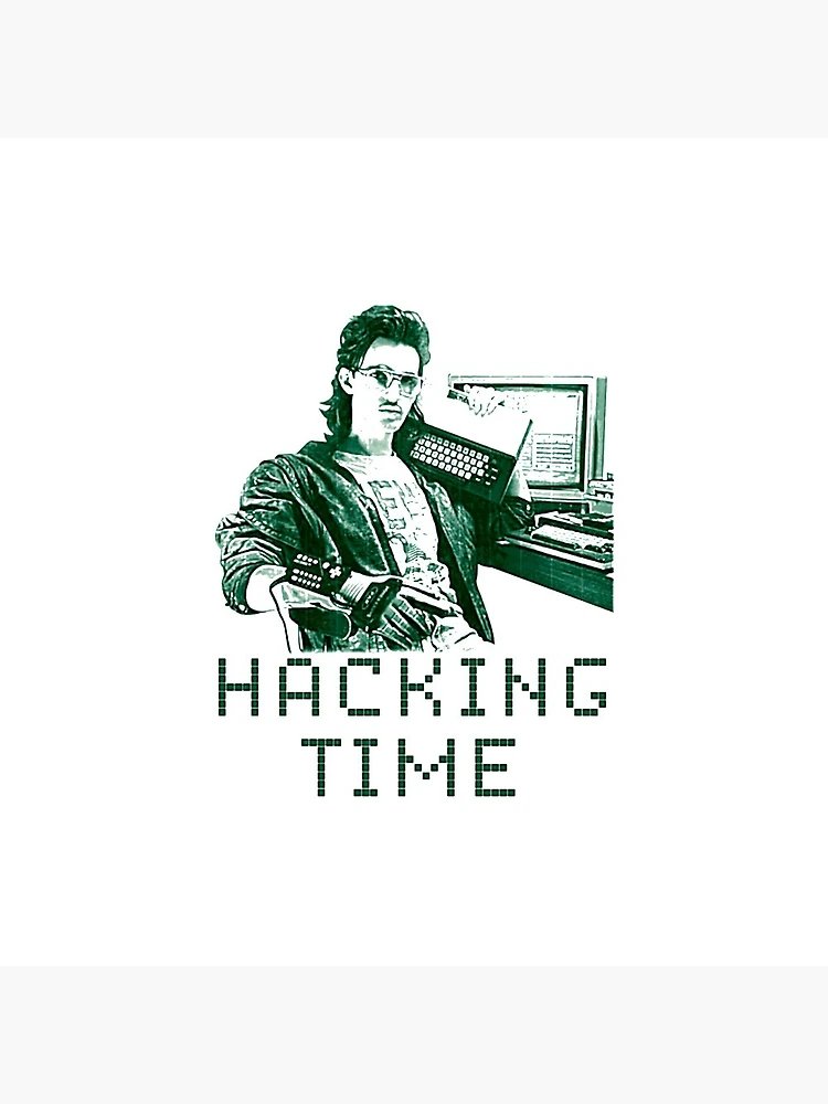 Thumbnail 3 of 3, Pin, Hacking Time designed and sold by FroxDesign.