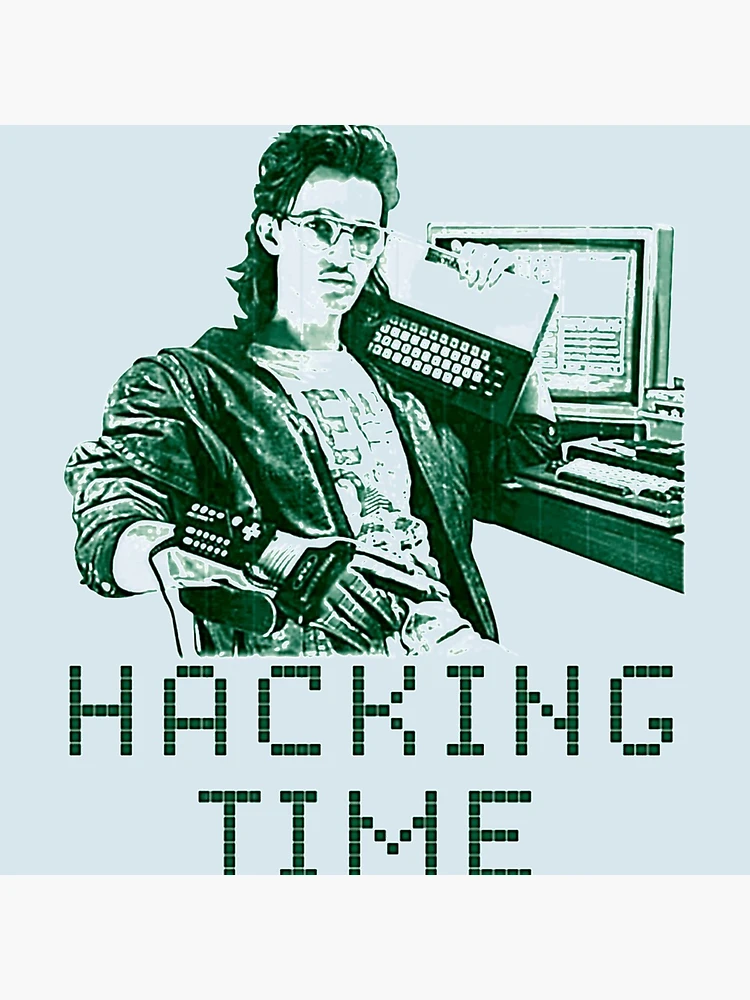 Thumbnail 5 of 5, Acrylic Block, Hacking Time designed and sold by FroxDesign.
