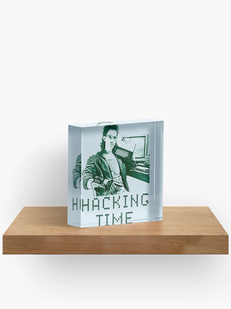 Thumbnail 2 of 5, Acrylic Block, Hacking Time designed and sold by FroxDesign.