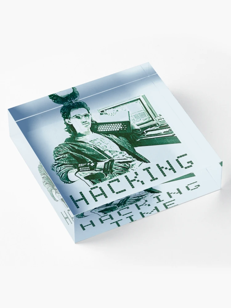 Thumbnail 4 of 5, Acrylic Block, Hacking Time designed and sold by FroxDesign.