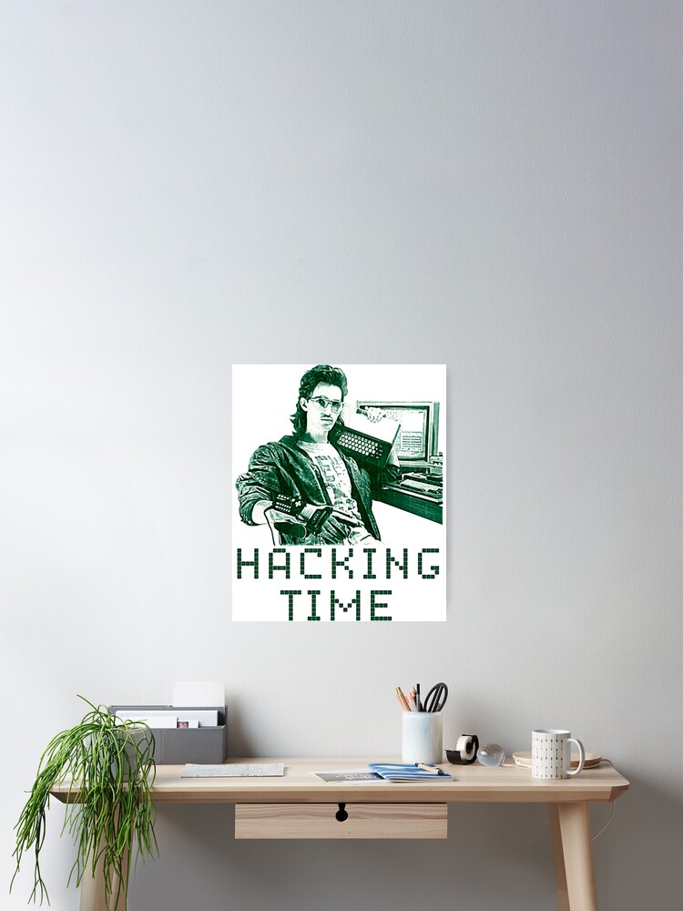 Thumbnail 2 of 3, Poster, Hacking Time designed and sold by FroxDesign.