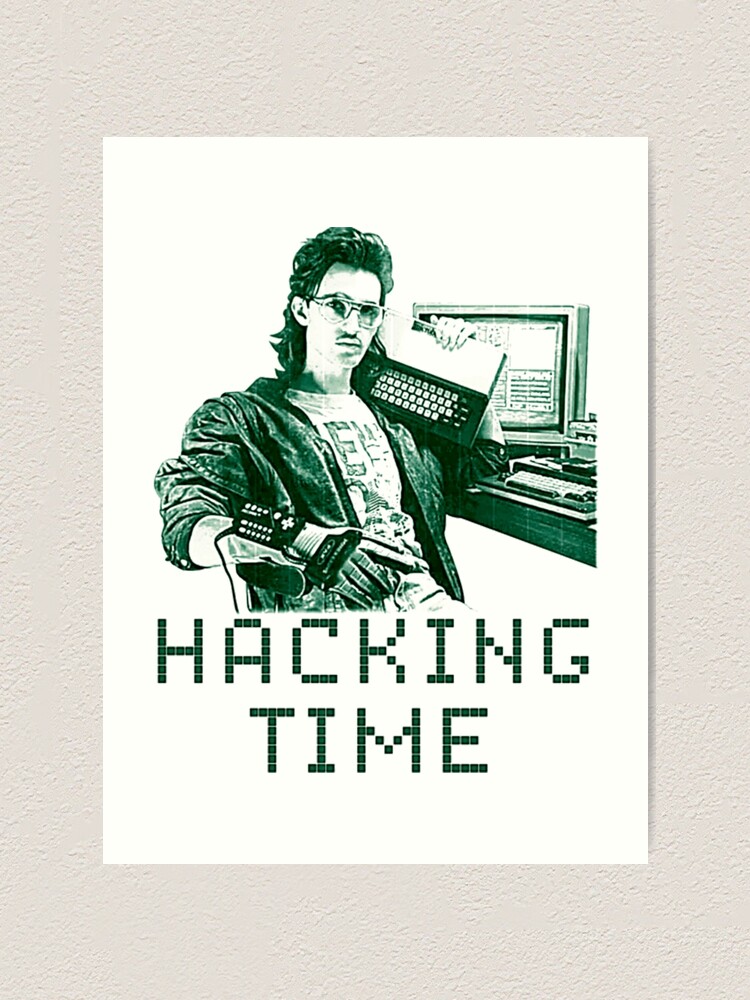 Thumbnail 1 of 3, Art Print, Hacking Time designed and sold by FroxDesign.