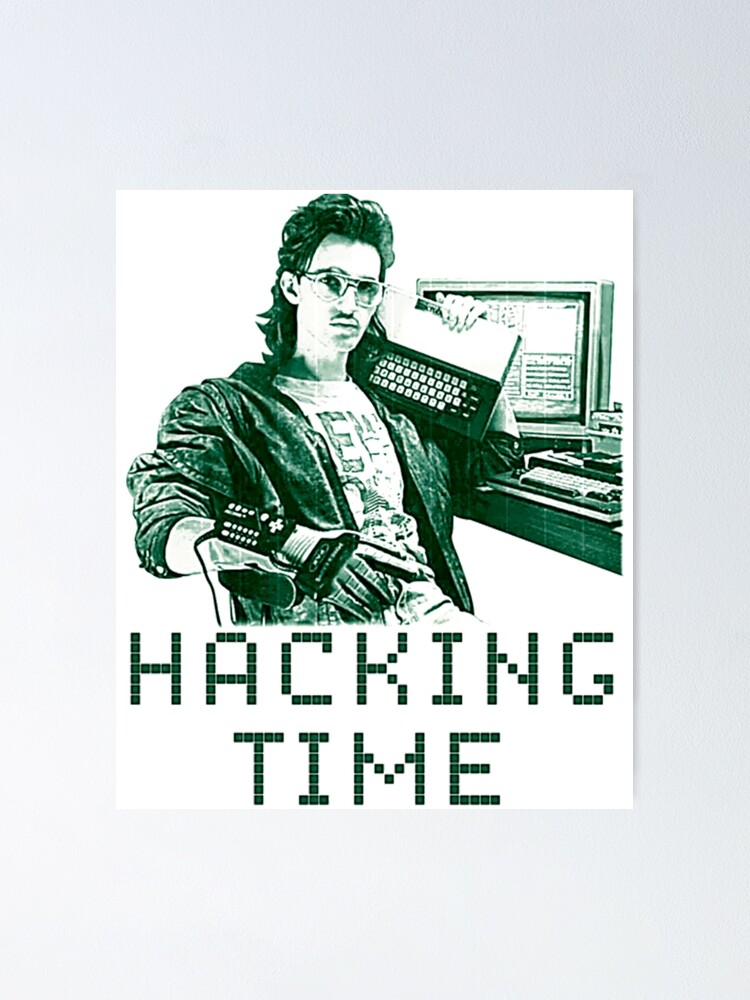 Thumbnail 1 of 3, Poster, Hacking Time designed and sold by FroxDesign.