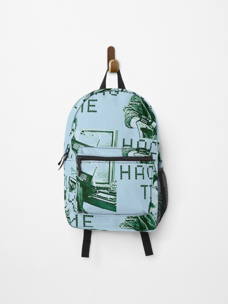 Thumbnail 1 of 3, Backpack, Hacking Time designed and sold by FroxDesign.