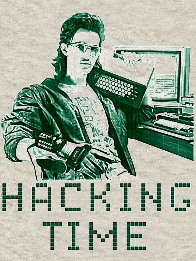 Thumbnail 6 of 6, Zipped Hoodie, Hacking Time designed and sold by FroxDesign.