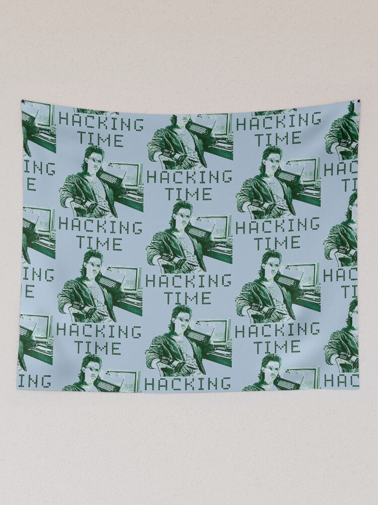 Thumbnail 2 of 3, Tapestry, Hacking Time designed and sold by FroxDesign.