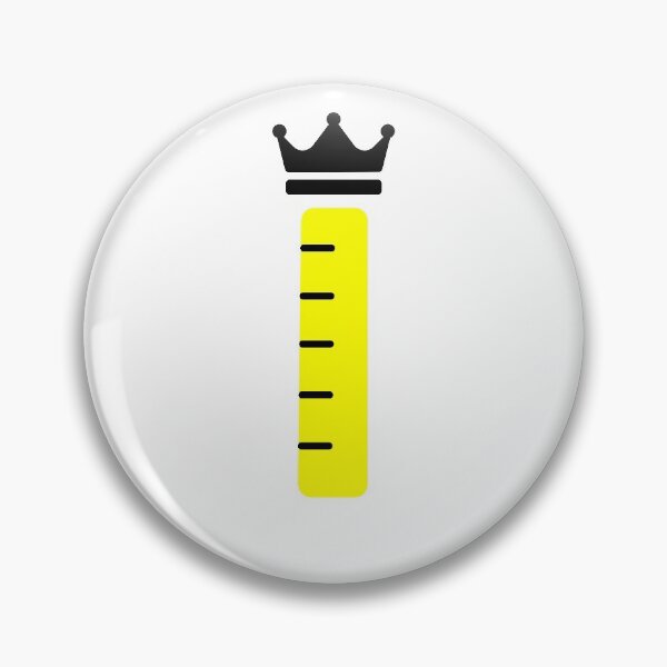 Item preview, Cute crowned ruler (yellow) designed and sold by NerdyChibi.