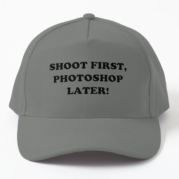 Vista previa del artículo con la obra «Shoot First, Photoshop Later!», diseñado y vendido por Lyle Hatch.