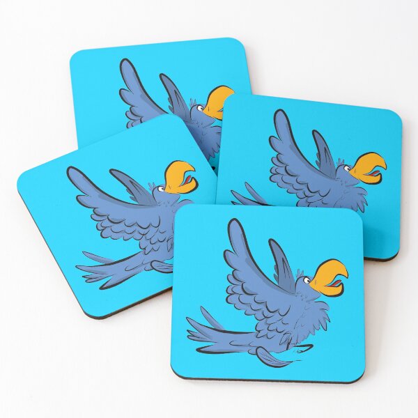Item preview, Happy Blue Parrot designed and sold by rokodeal.