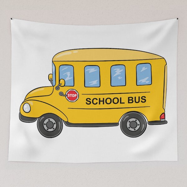 Item preview, Yellow School Bus designed and sold by tryinart.