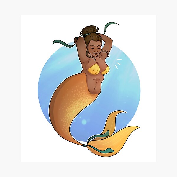 Item preview, Inclusive Merpeople-Golden Gal designed and sold by chocobuh.