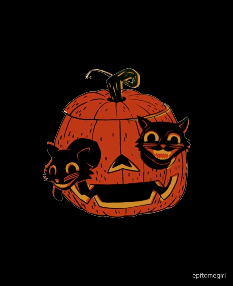 Scaredy Cat Halloween Scroll  Property of Traditions 2018