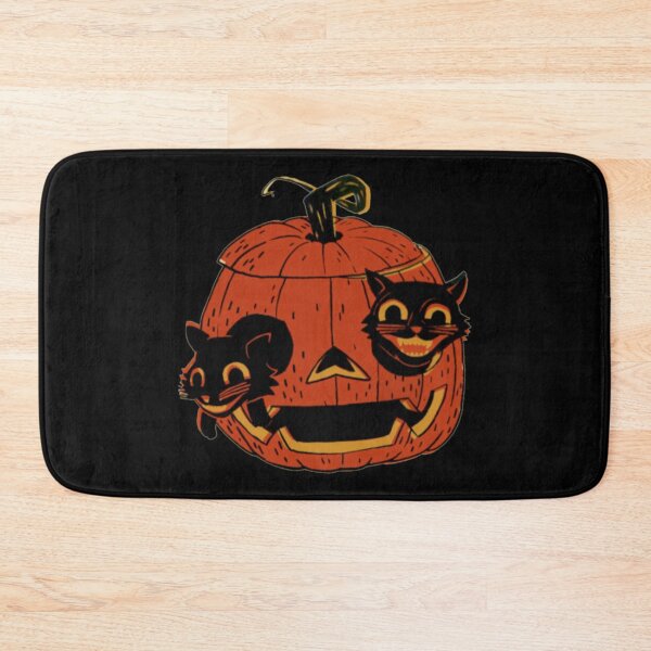 Item preview, Vintage Halloween Black Cats - Scaredy Cat designed and sold by Epitome Girl.