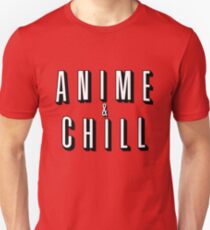 Anime & Chill Slim Fit T-Shirt