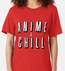 Anime & Chill Slim Fit T-Shirt