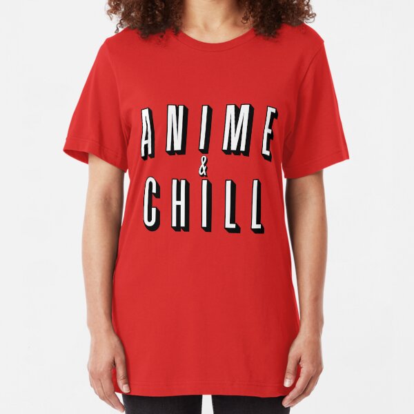 Anime & Chill Slim Fit T-Shirt