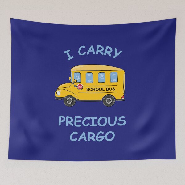 Aperçu de l'œuvre Autobus scolaire - Precious Cargo créée et vendue par tryinart.
